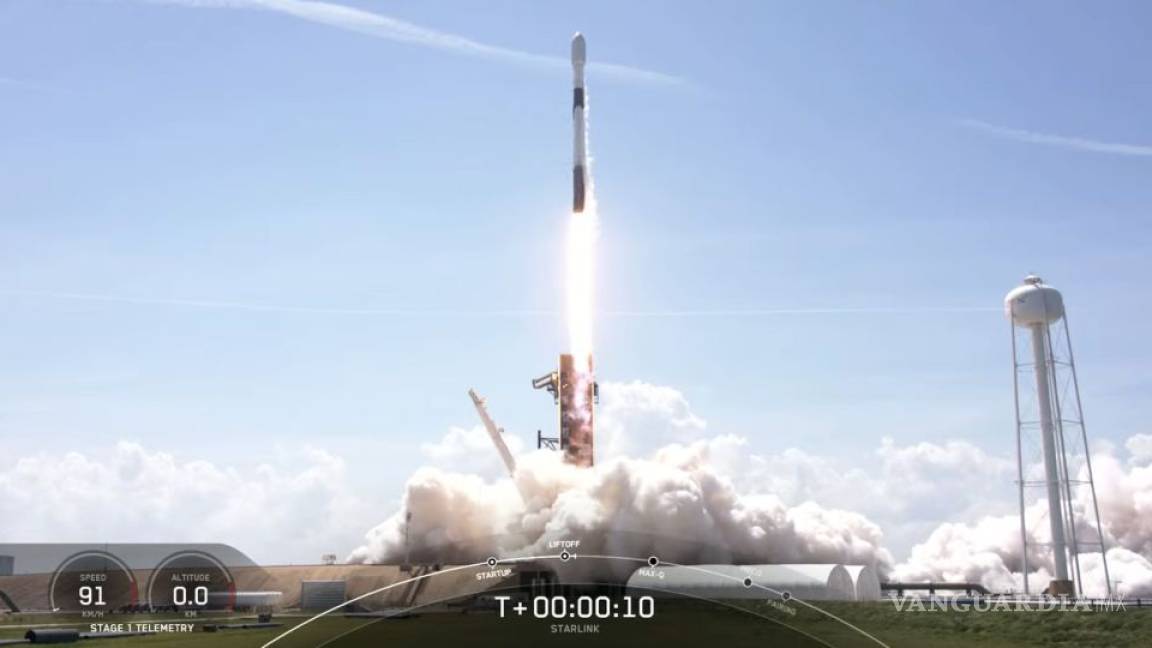Lanza SpaceX al espacio otro grupo de 60 satélites Starlink desde Florida