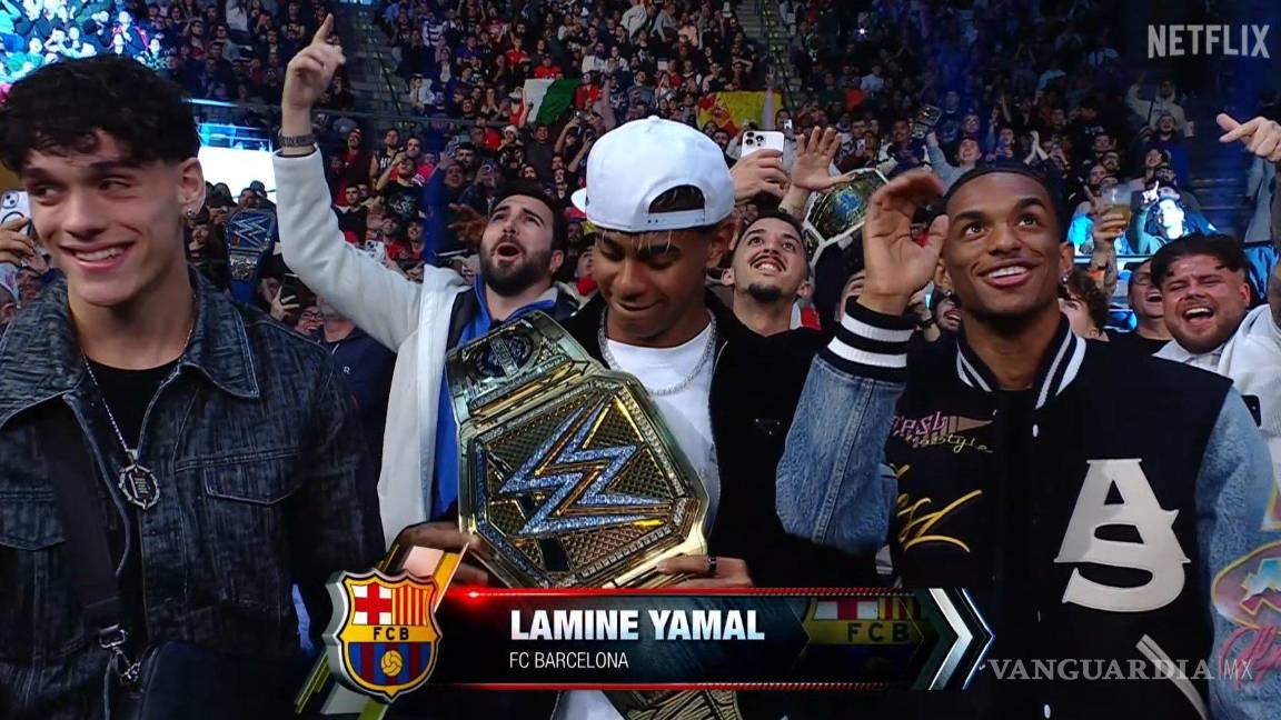 Lamine Yamal se roba el show en WWE SmackDown en Barcelona