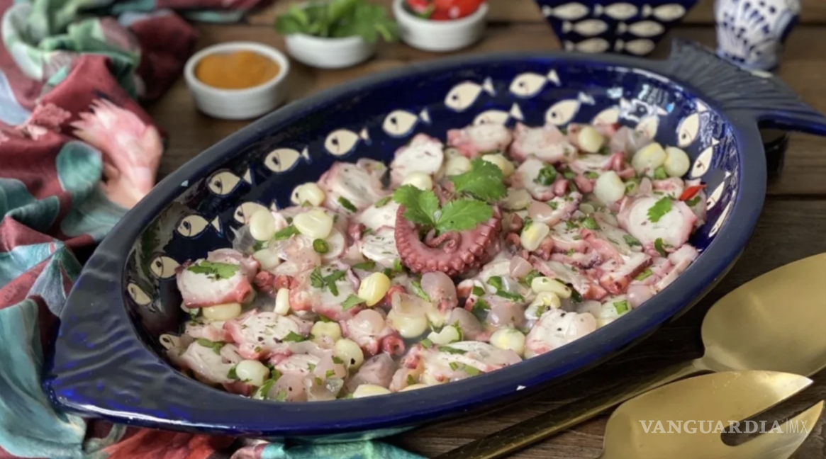 $!Receta 2: Ceviche de pulpo