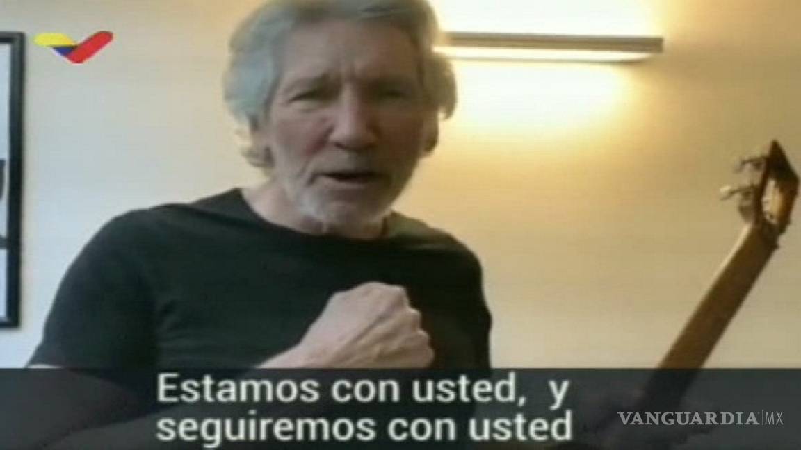 Roger Waters recibe regalo de Nicolás Maduro y reafirma su apoyo a Venezuela