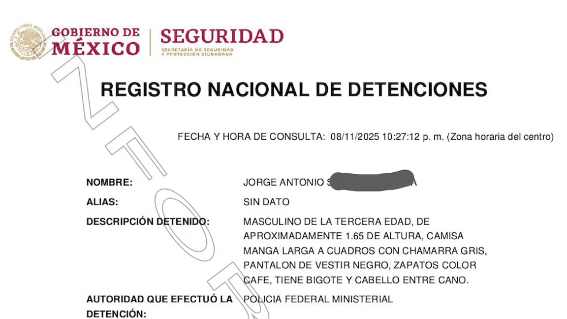 $!FGR arresta en Tijuana a Jorge Antonio Sánchez, exagente del Cisen, por asesinato de Colosio