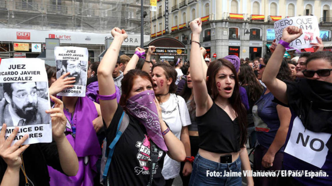Protestan miles en España y crece repudio contra ‘La Manada’