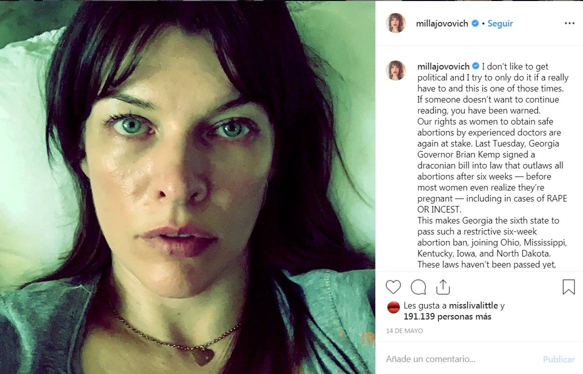 $!Milla Jovovich espera a su tercer hijo