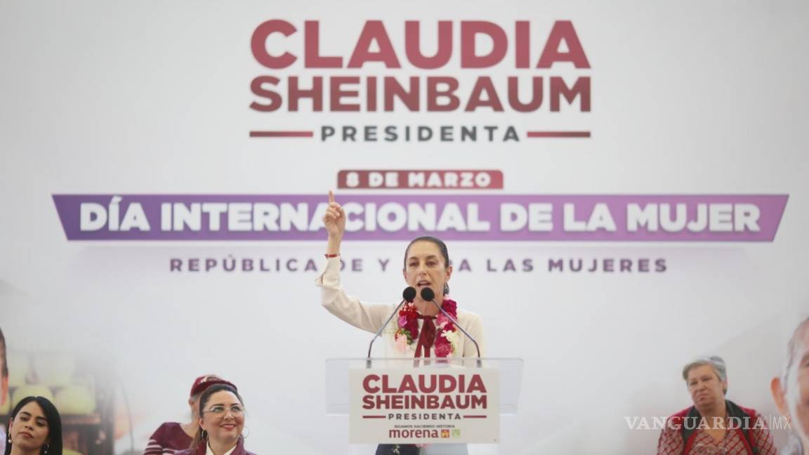 Presenta Claudia Sheinbaum acciones en favor de las mujeres