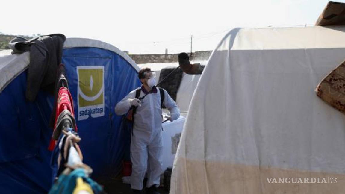 Coronavirus acecha los campamentos de desplazados de Siria