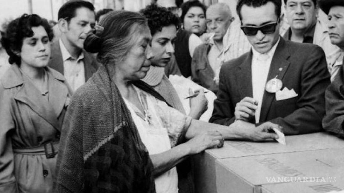 Hace 64 años fue la primera vez que voto una mujer en México