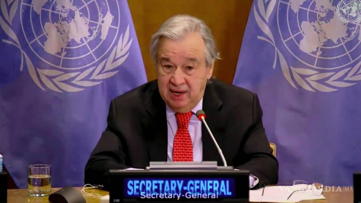 António Guterres exhorta a la acción frente a la alerta roja del cambio climático