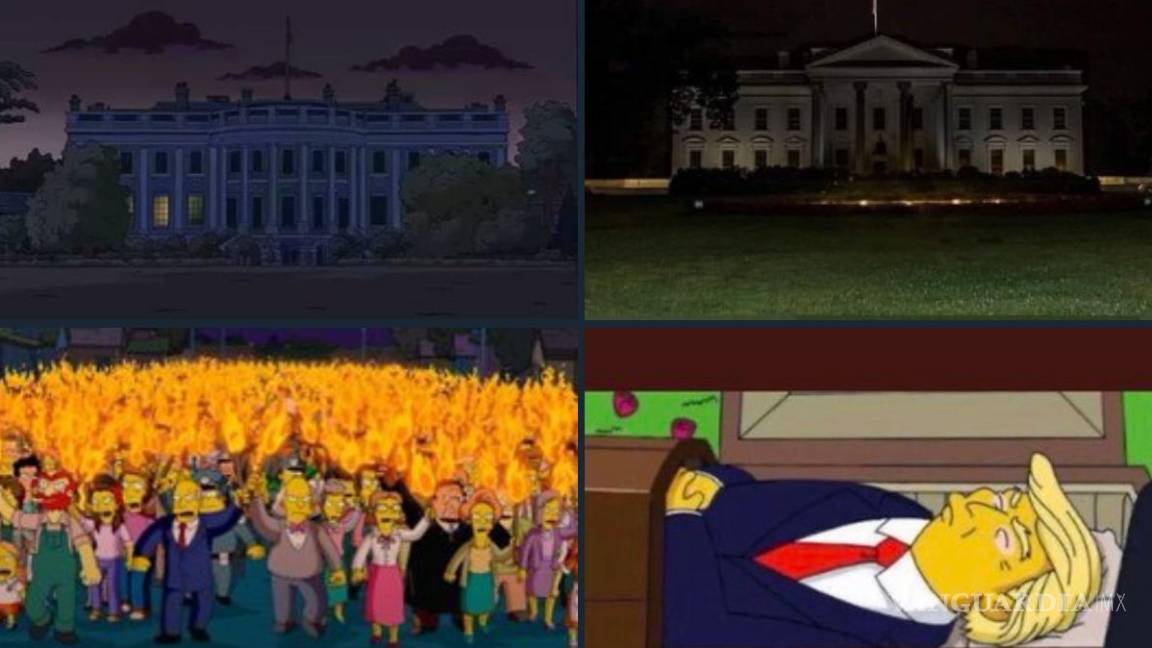 ¿Los Simpson predijeron apagón de la Casa Blanca y manifestaciones en EU?