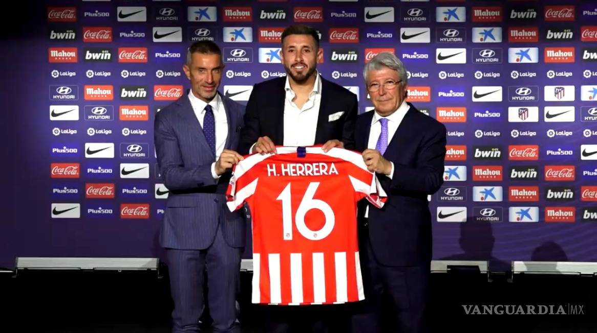 $!Héctor Herrera es presentado oficialmente como jugador del Atlético de Madrid