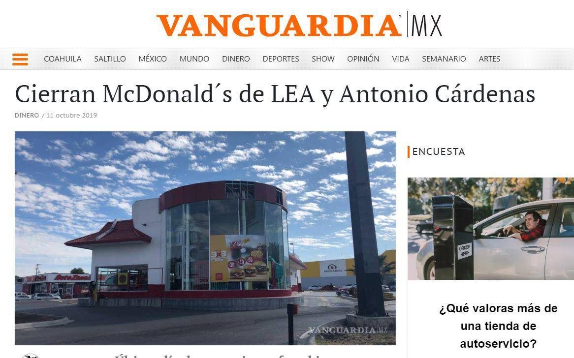 $!En 2019 la sucursal al Sur de Saltillo dejó de operar.