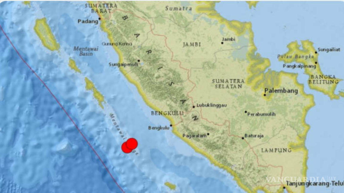 Se registran dos fuertes sismos en la isla indonesia de Sumatra