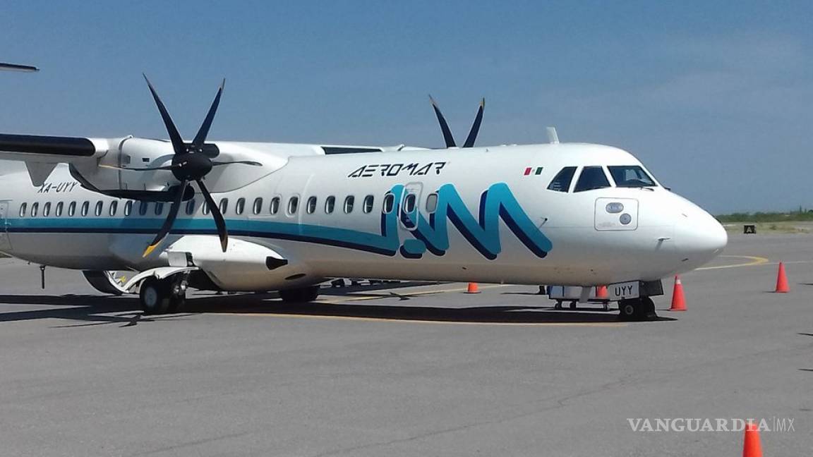 Hoy partió el último vuelo de Aeromar de Monclova a la CDMX