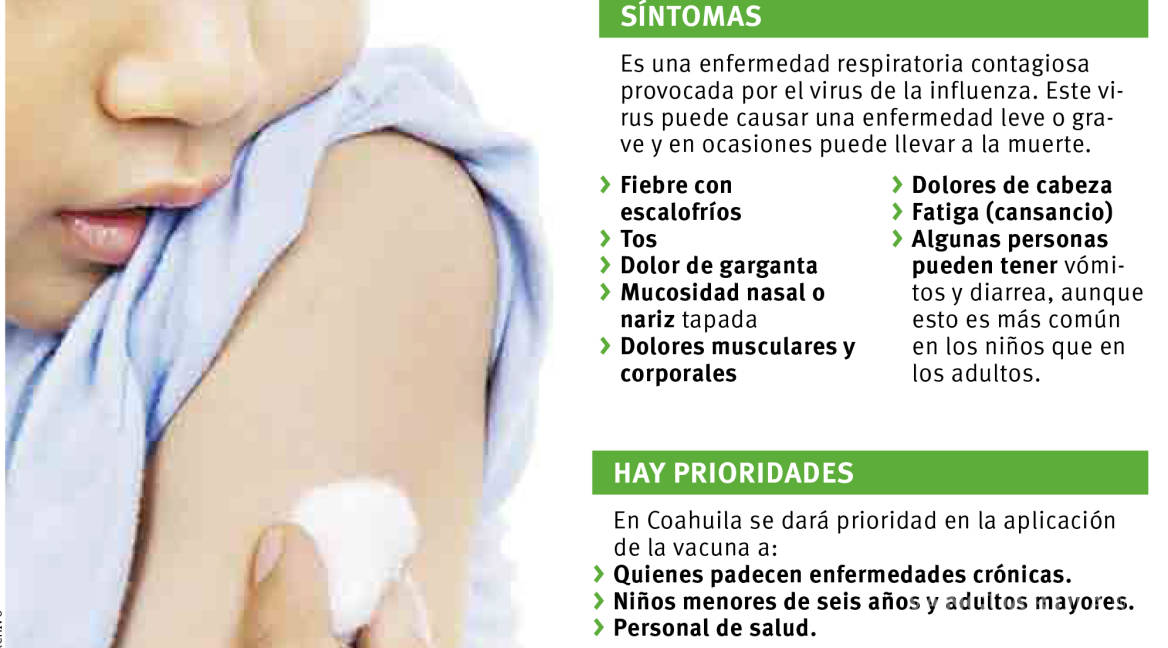 $!Adelantarán vacunación contra la influenza en Coahuila