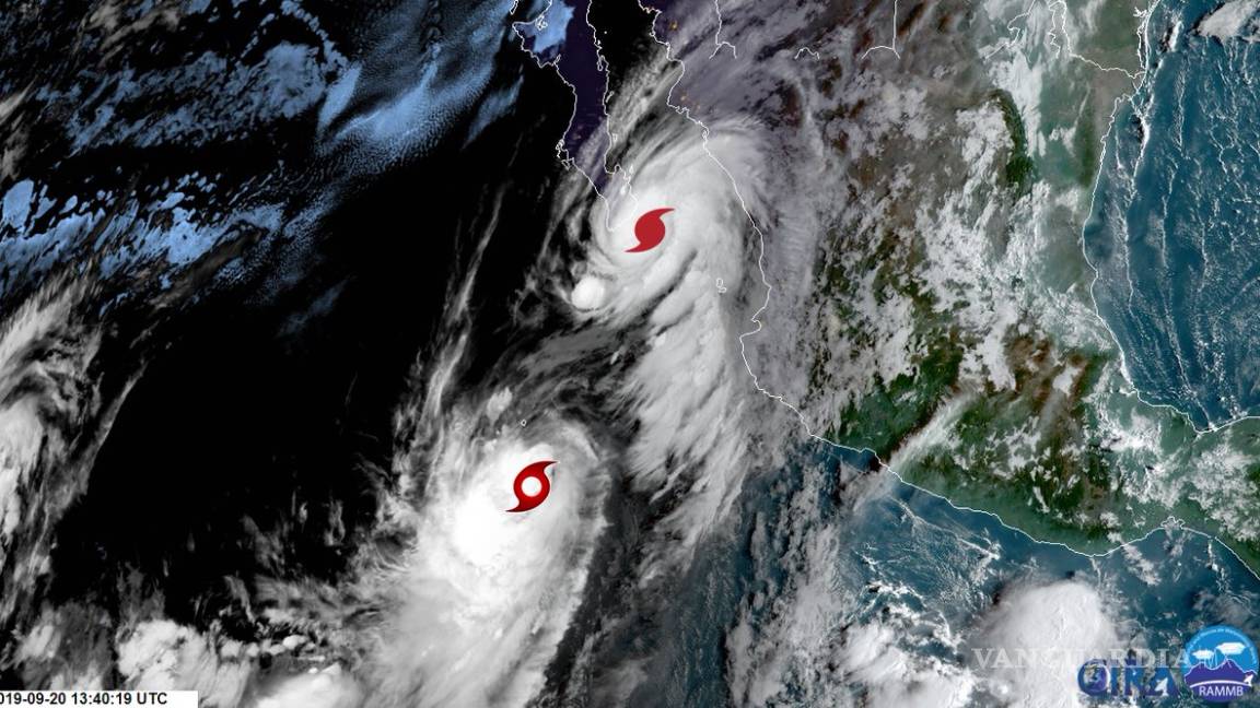 Activan alerta roja en Baja California Sur por paso de Huracán Lorena