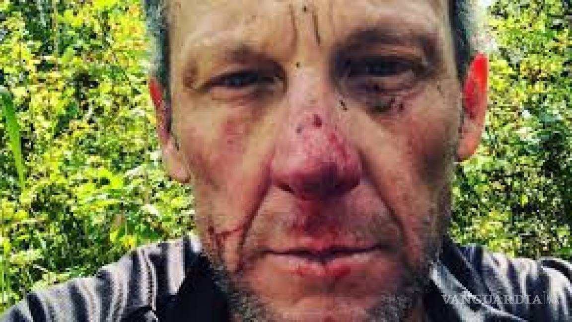 El terrible accidente que sufrió Lance Armstrong