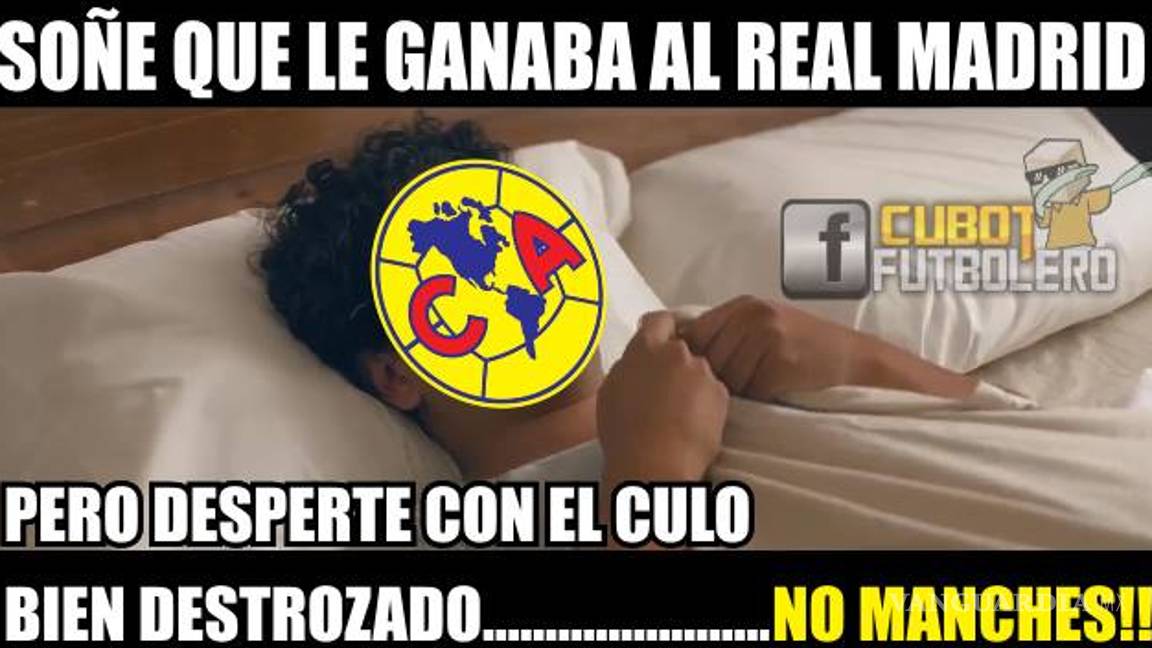 $!El América también perdió contra el Real Madrid en memes
