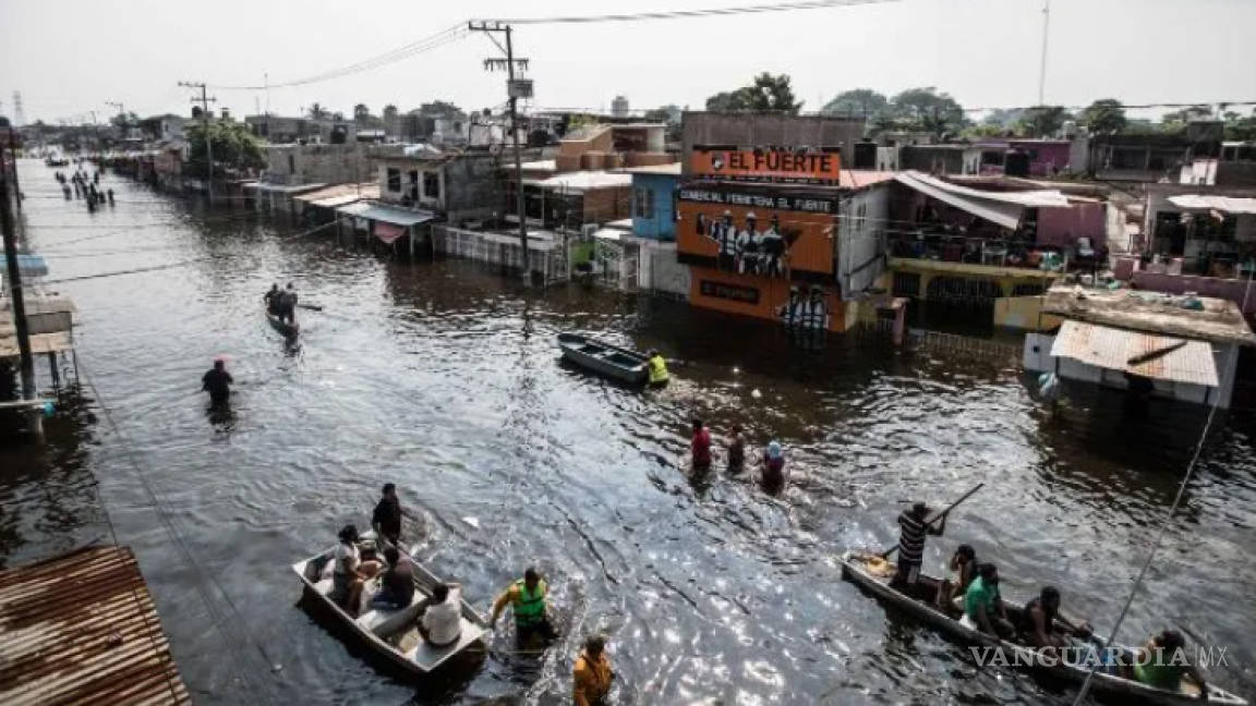 $!Se desborda el Río Grijalva en Tabasco y deja zonas bajo el agua en Villahermosa