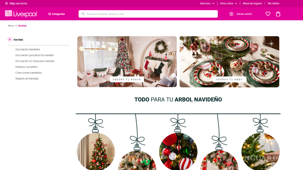 $!Liverpool, Amazon y Coppel ponen en descuento artículos de Navidad por el Buen Fin 2025