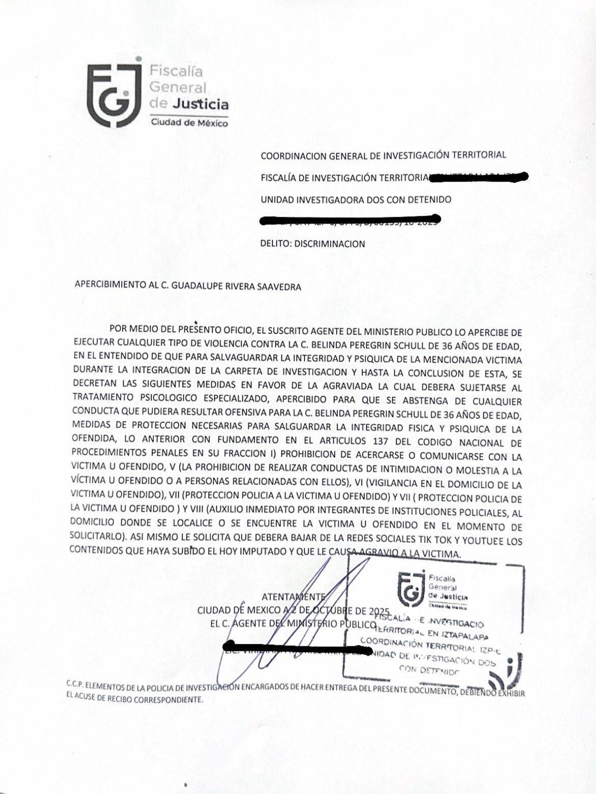 $!Belinda obtiene medidas de protección contra Lupillo Rivera tras querella por violencia digital y mediática