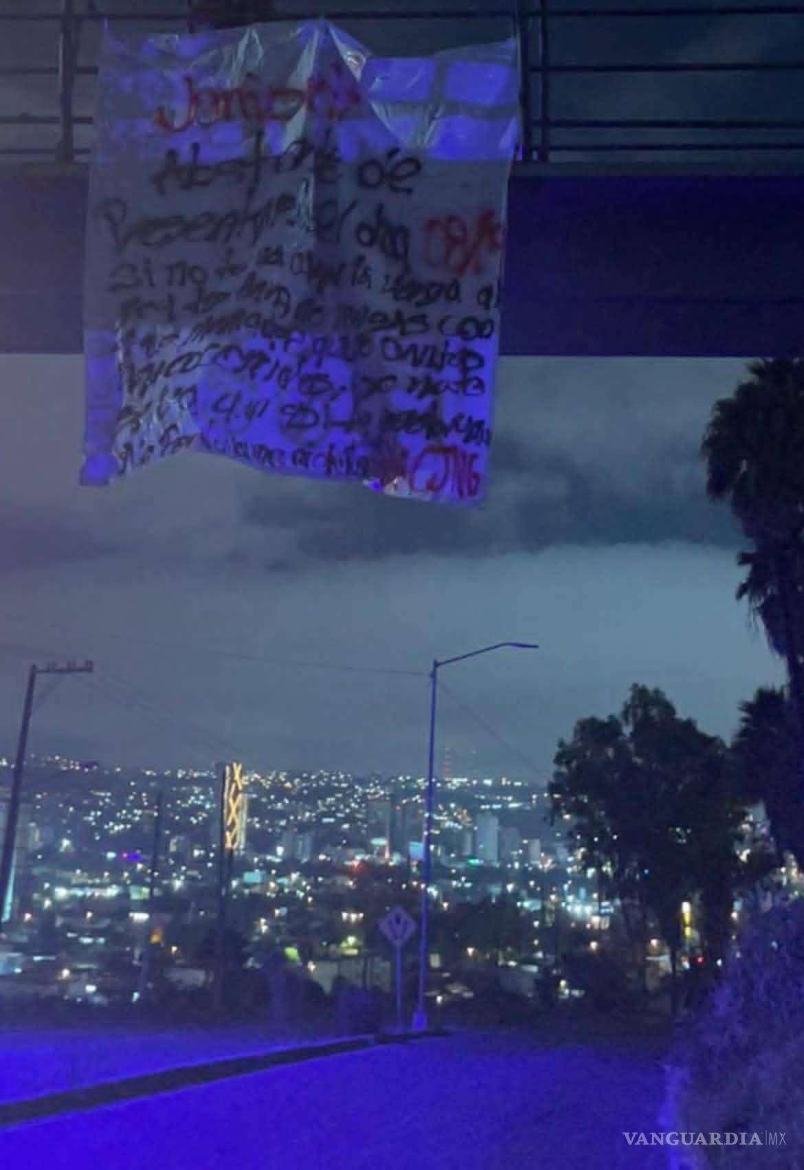 $!Amenazan con ‘narcomanta’ a Junior H en Tijuana; CJNG estaría detrás del mensaje