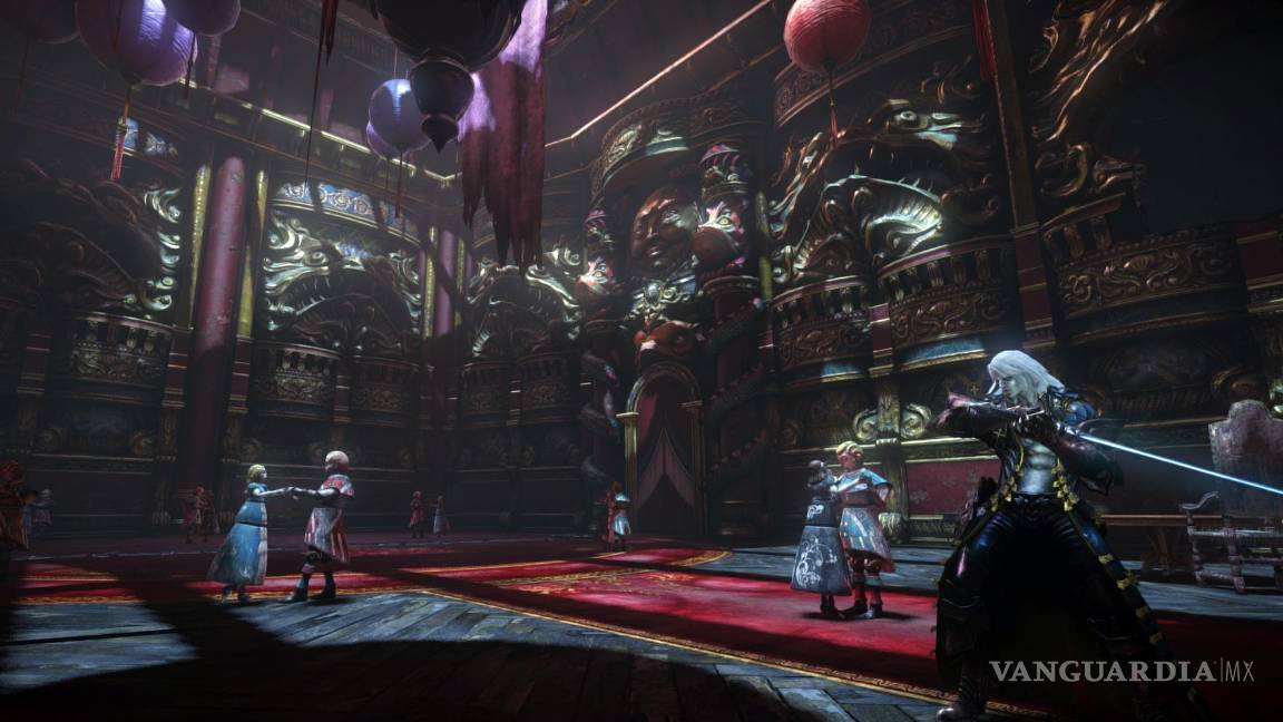 $!Uno de los salones del castillo vampírico. Foto cedida por Konami
