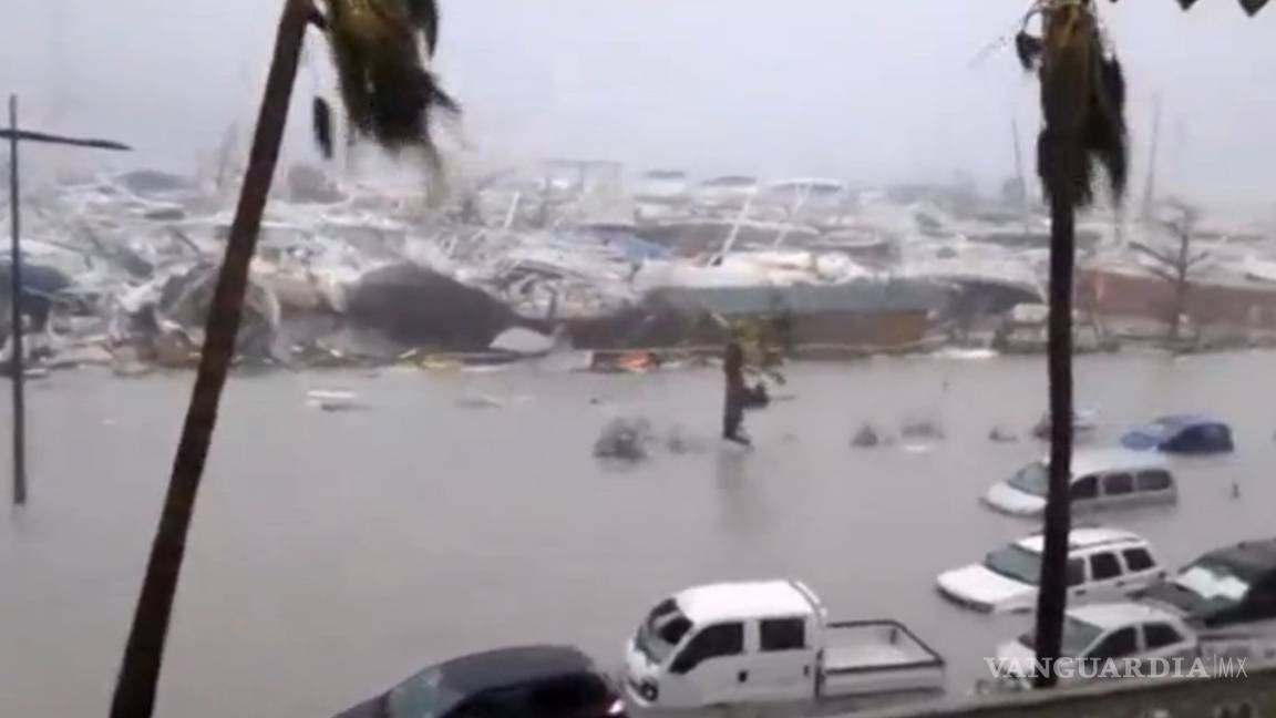Video: Huracán 'Irma' arrastra edificio de cuatro pisos en isla San Martín