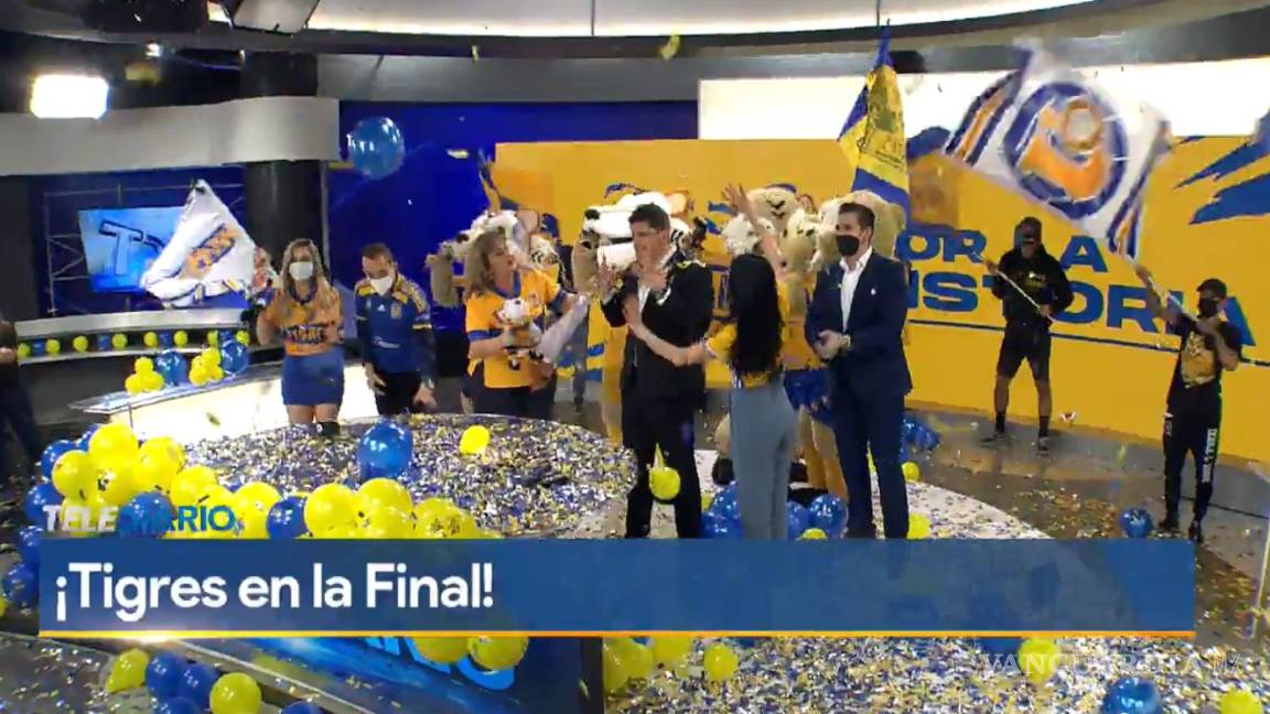 $!María Julia Lafuente lo hace de nuevo y tiene una espectacular entrada por el triunfo de Tigres