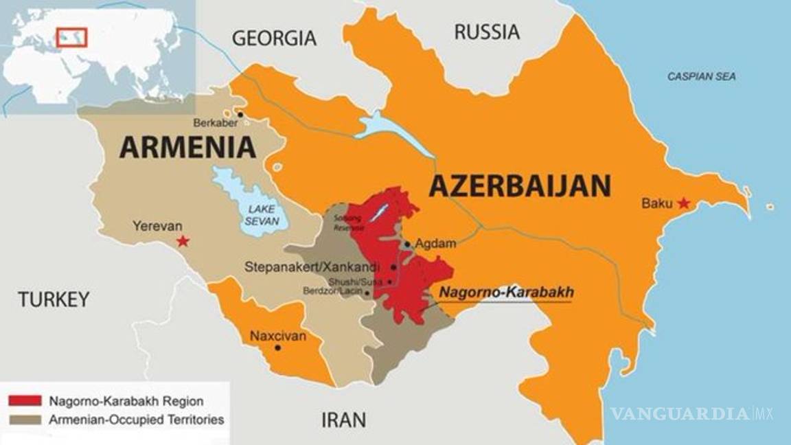 $!Estalla guerra entre Azerbaiyán y Armenia, las razones