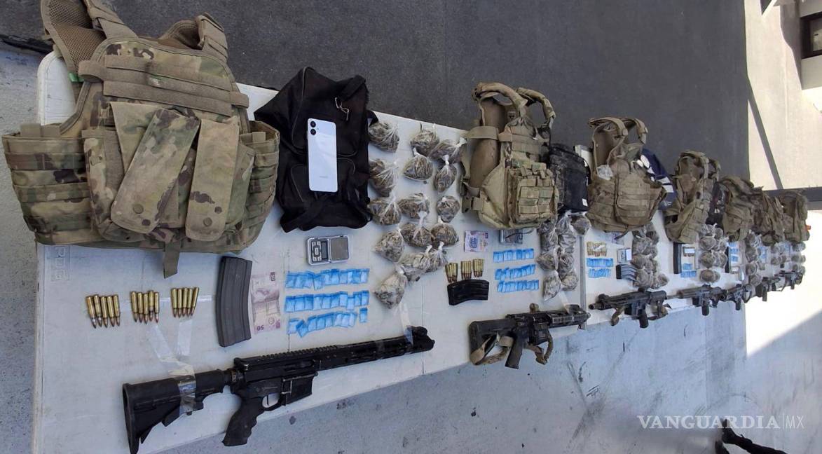 Dos adolescentes de 15 y 16 años y siete adultos son detenidos tras Operativo Muralla, en Nuevo León