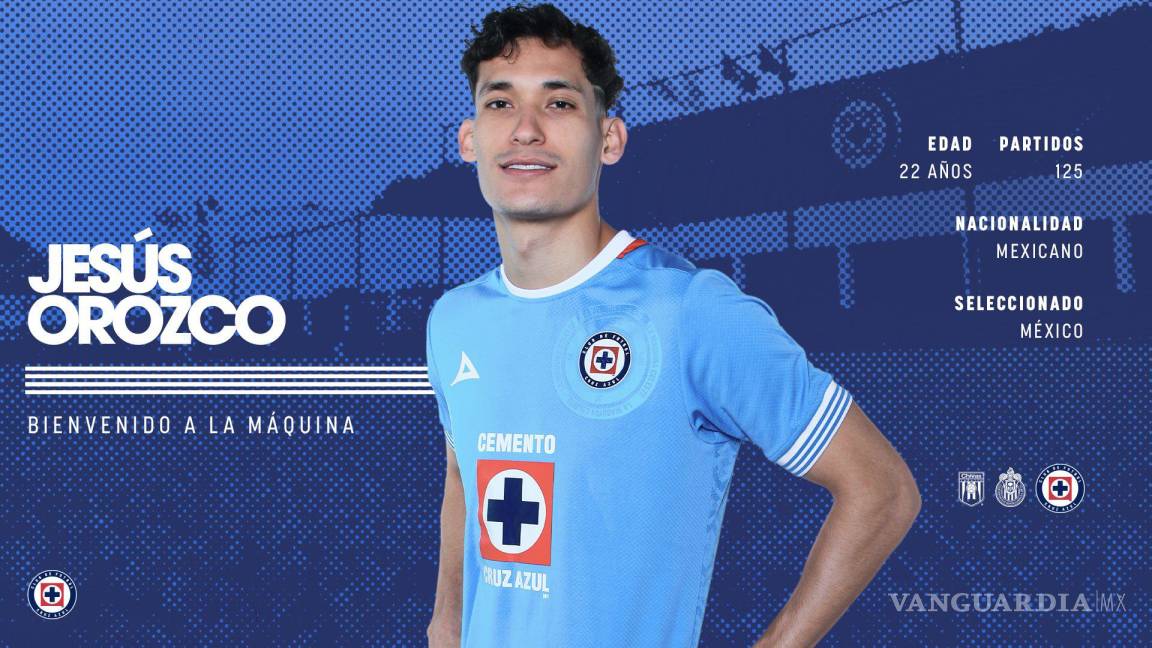 ¡Ya es oficial!: Jesús Orozco Chiquete se suma a Cruz Azul