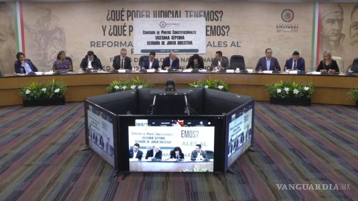 Dejan al final la reforma judicial: Tras largo debate, avalan calendario para dictaminar las 18 reformas de AMLO