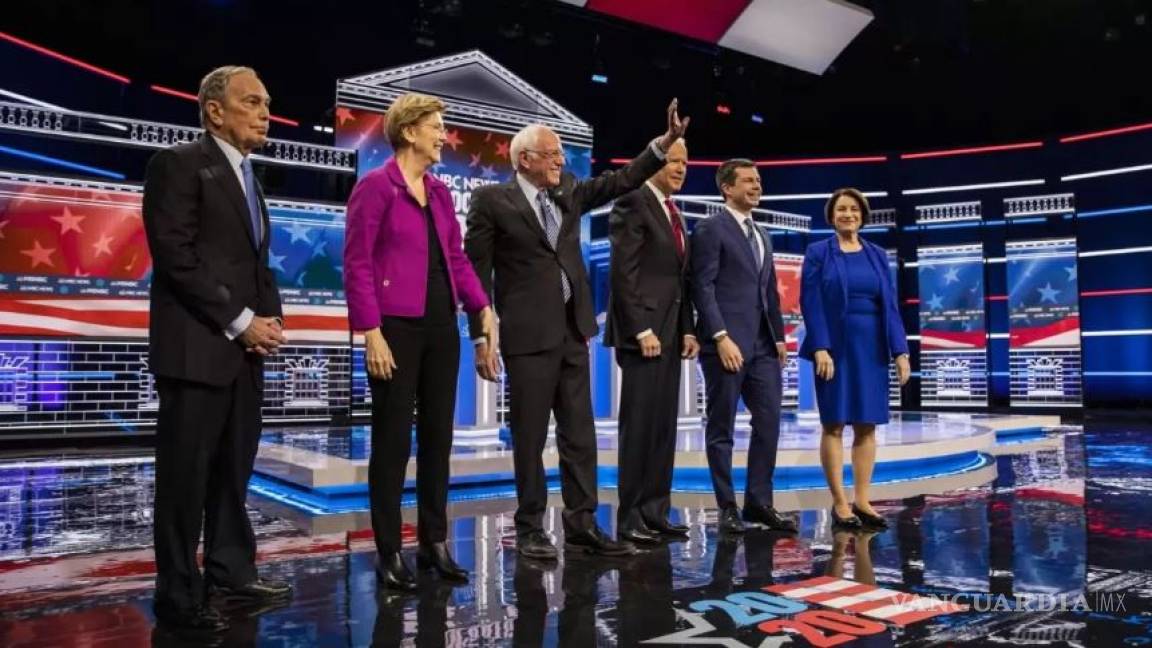 AMLO 'presente' en el debate demócrata en Las Vegas