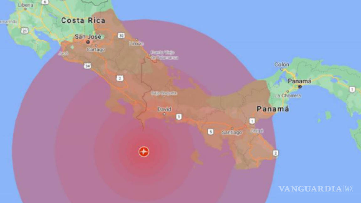 Sismo de magnitud 6.8 sacude la costa de Panamá; descartan tsunami