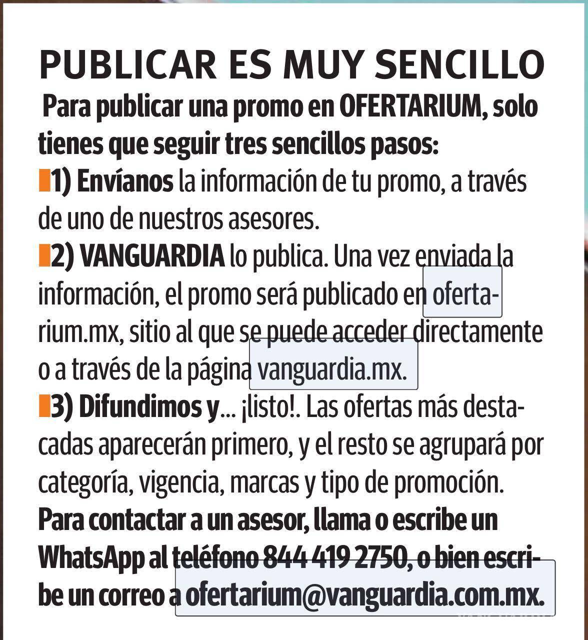 $!Vanguardia lanza Ofertarium: la guía de promos de El Buen Fin
