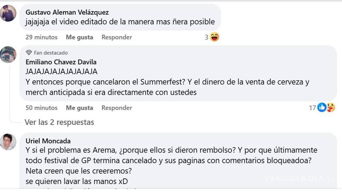 $!¿Y tú le crees? Lanza ‘Festival Cactus’ video acusando a dueño de Arema como responsable de cancelación en Saltillo