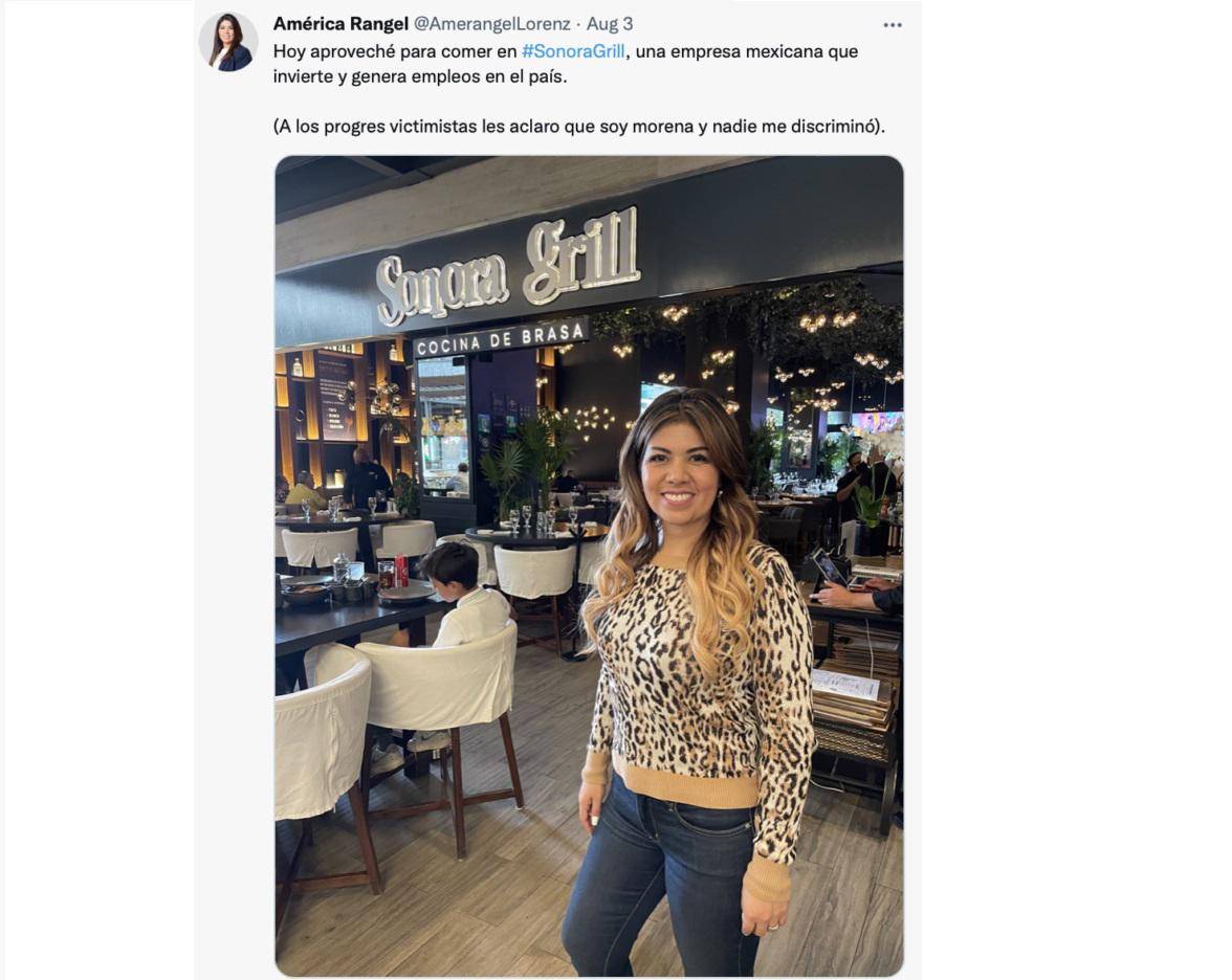 $!Diputada del PAN defiende a Sonora Grill de ‘progres victimistas’, ‘nadie me discriminó’