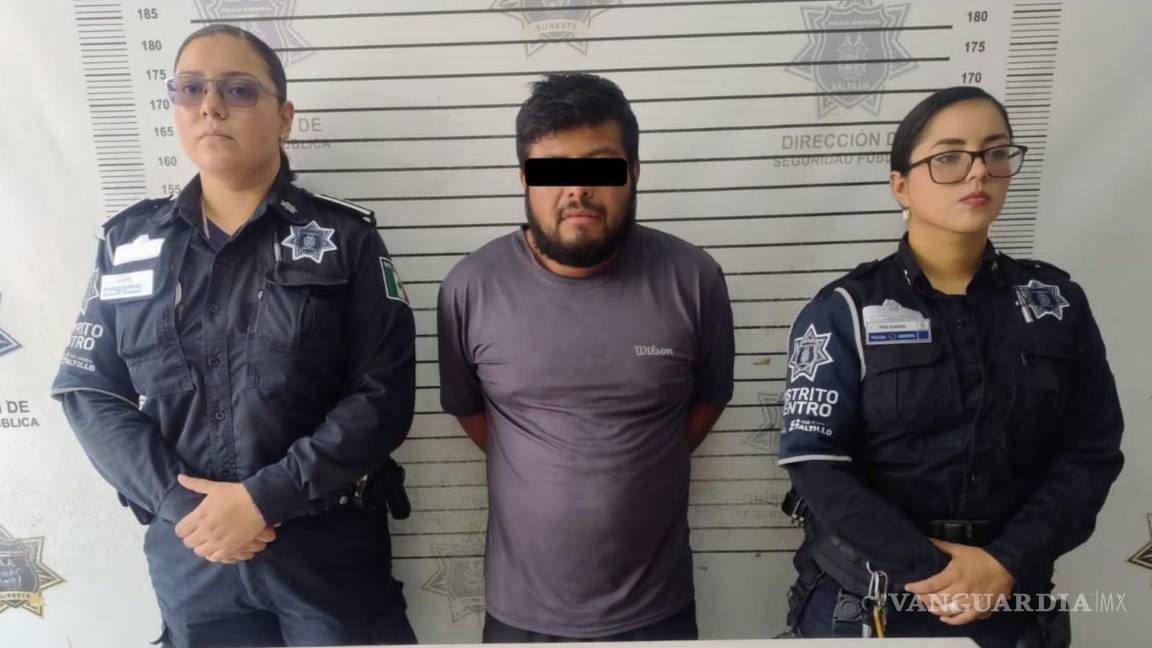 Detienen a sujeto por intento de homicidio contra vigilante en Saltillo