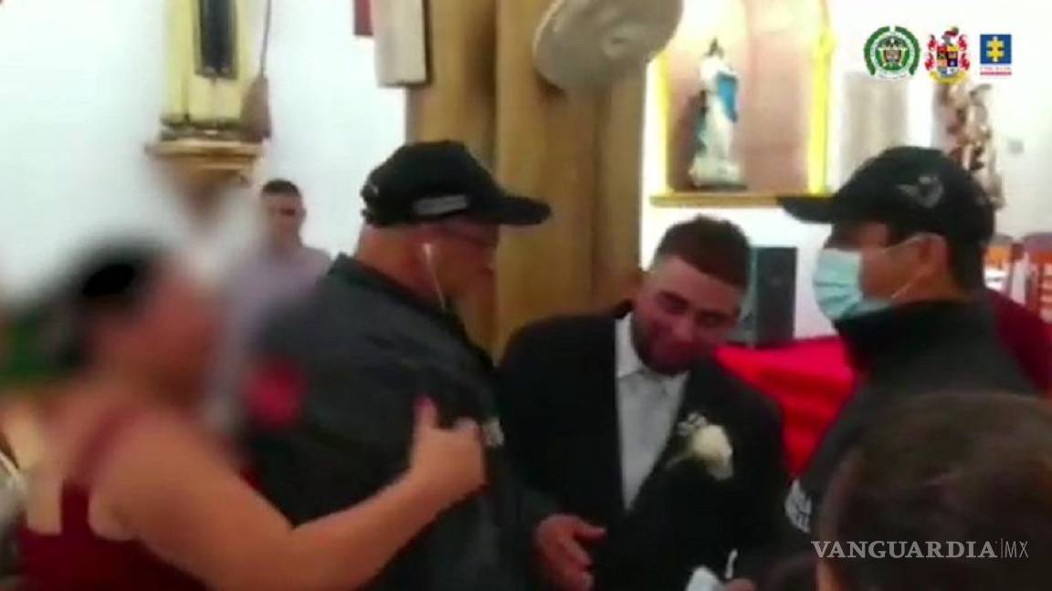 ‘Cazado’ por casarse, detienen en su boda a líder de la mayor banda criminal de Colombia
