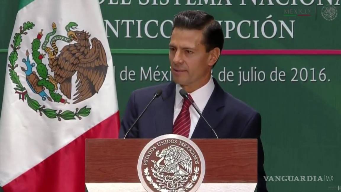 Peña Nieto pide perdón por el caso de la ' Casa Blanca'; promulga Sistema Anticorrupción