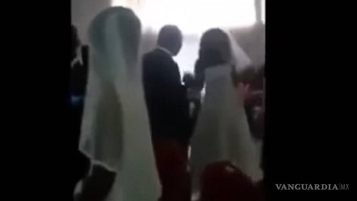 Viral: Mujer interrumpe boda de su amante con el mismo vestido que la novia