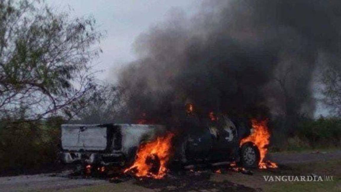 $!Sicarios abandonan ‘monstruos’ tras balacera en San Fernando, Tamaulipas