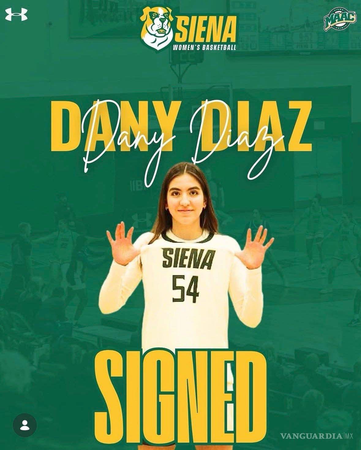 $!La firma de Daniela Díaz de León con Siena University abre un nuevo capítulo para el talento coahuilense en el escenario internacional.