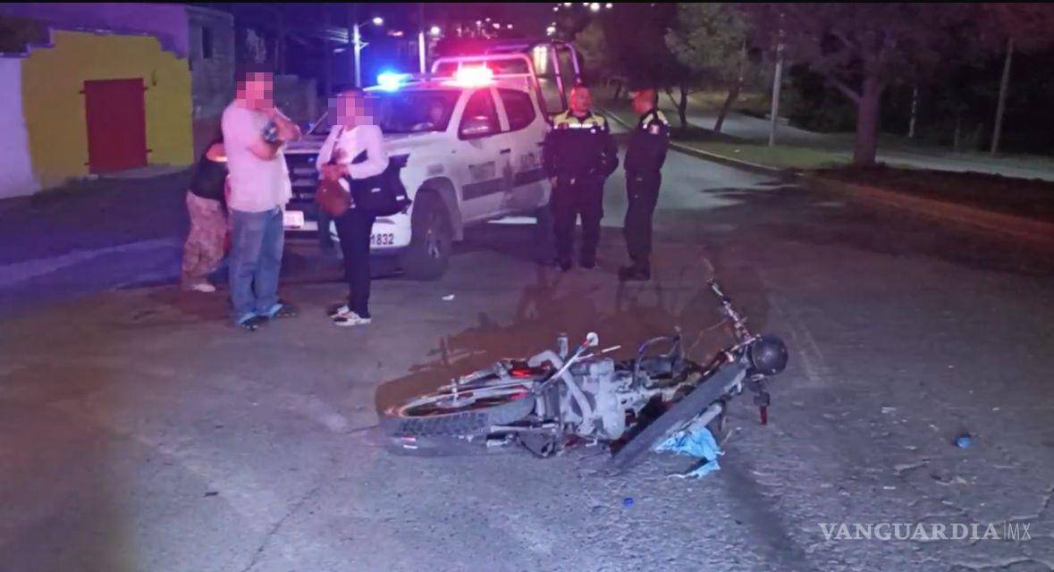 $!Elementos de Tránsito Municipal tomaron conocimiento del accidente.