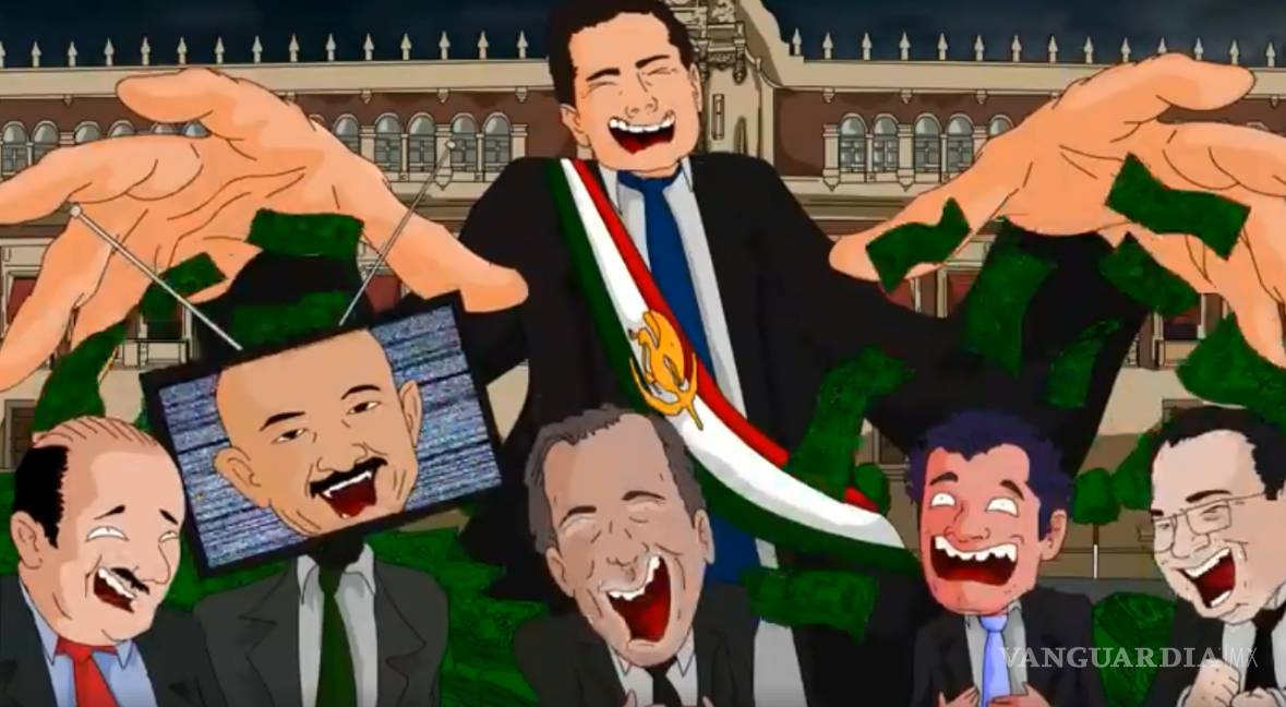 $!Al estilo de Dragon Ball, AMLO derrota a 'La Mafia del Poder'