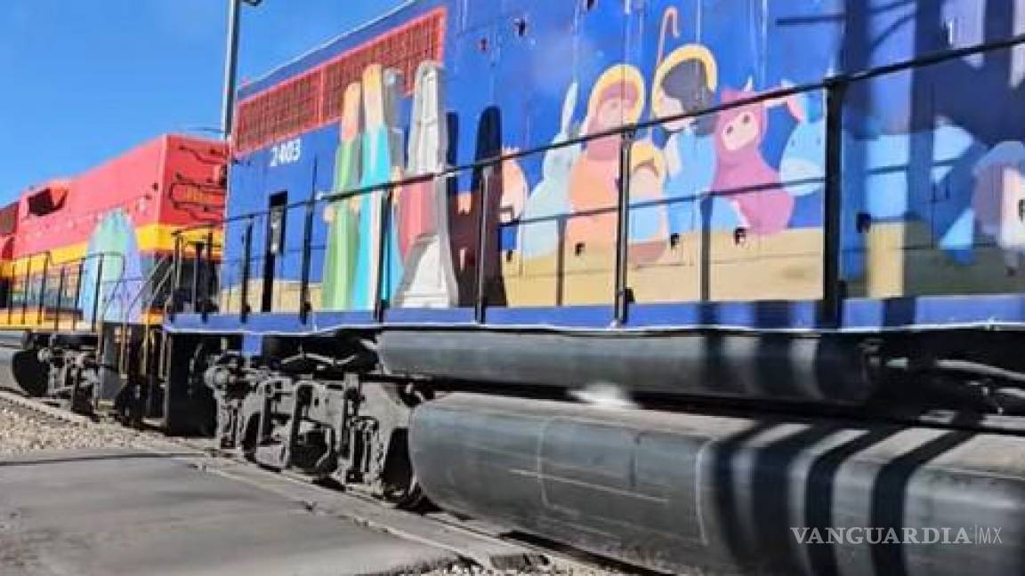 ¡Pasa por Saltillo el Tren Navideño! Entusiasma a chicos y grandes (Video)