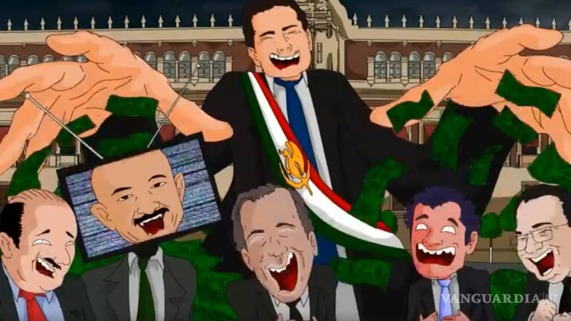 $!Al estilo de Dragon Ball, AMLO derrota a 'La Mafia del Poder'