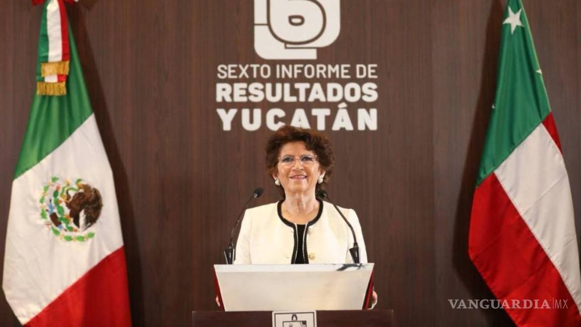 María Fritz presenta informe de resultados de la administración de Mauricio Vila en Yucatán