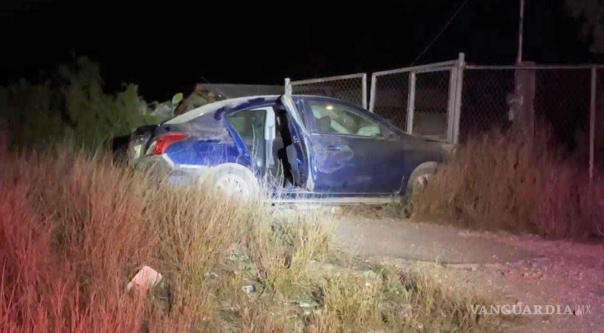 $!La persecución culminó con el vehículo volcado a un costado de la carretera 57.