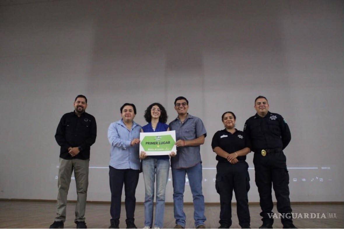 $!Primer lugar: Daniela Yaretzi Morin Castañeda y Aldo Alejandro Meza Flores obtuvieron el primer lugar del concurso “Corto Vial 2026”.