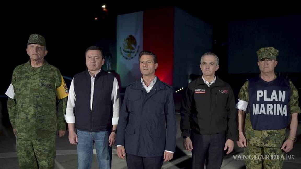 Peña Nieto visita Jojutla, una de las zonas más afectadas por el terremoto